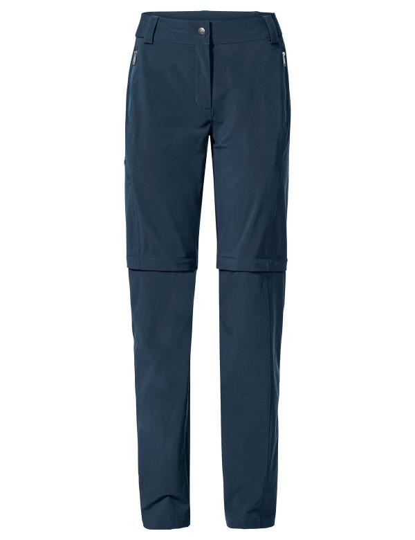VAUDE Women's Farley Stretch ZO T-Zip Pants II dark sea Gr&ouml;&szlig; 38-Short