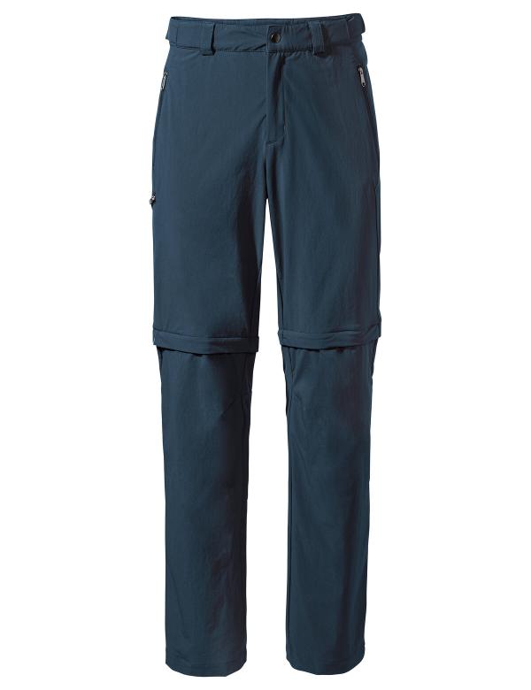 VAUDE Men's Farley Stretch T-Zip Pants III dark sea Gr&ouml;&szlig; 52-Long
