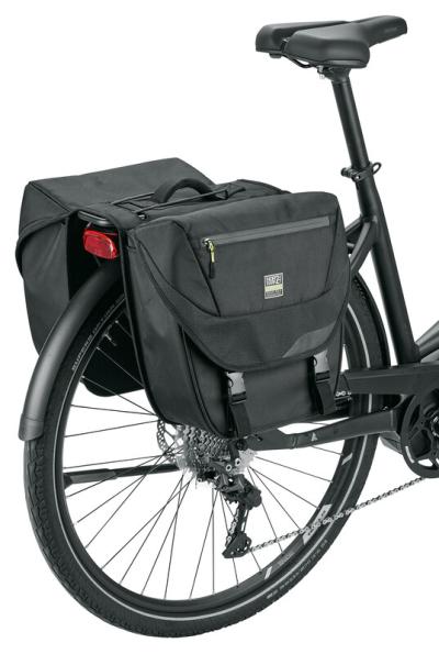 SKS GERMANY ML-Doppeltasche Pannier Classic, schwarz/lime   Produktbild 5