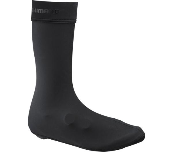 SHIMANO DUAL RAIN SHOE COVER BLACK (S (SHOE SIZE 37-39))