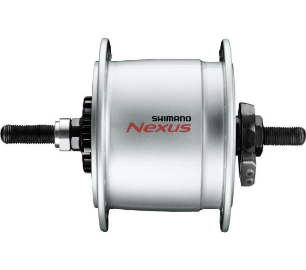 SHIMANO Nabendynamo NEXUS DH-C6000-3R 6 Volt/3 Watt 36 Loch Silber Hoch