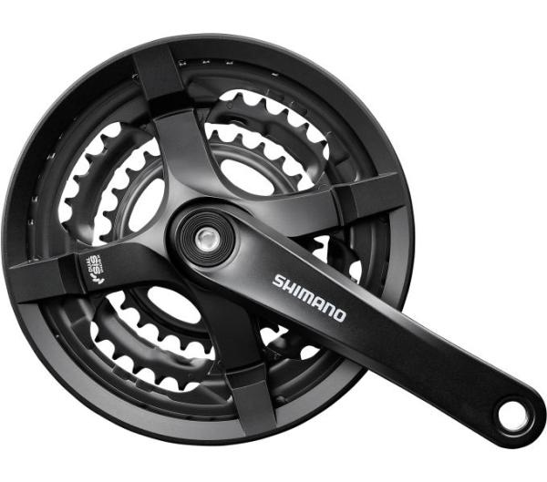 SHIMANO Kurbelgarnitur TOURNEY FC-TY501 6-fach/7-fach/8-fach 175 mm 48-38-28 Z&auml;hne
