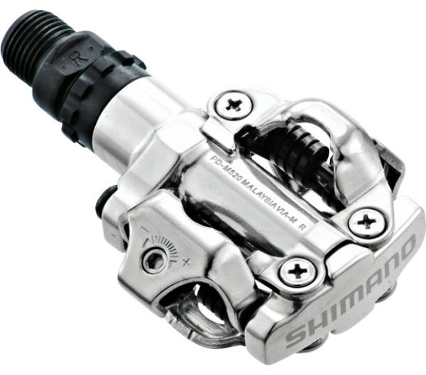 SHIMANO Pedal PD-M520 Silber