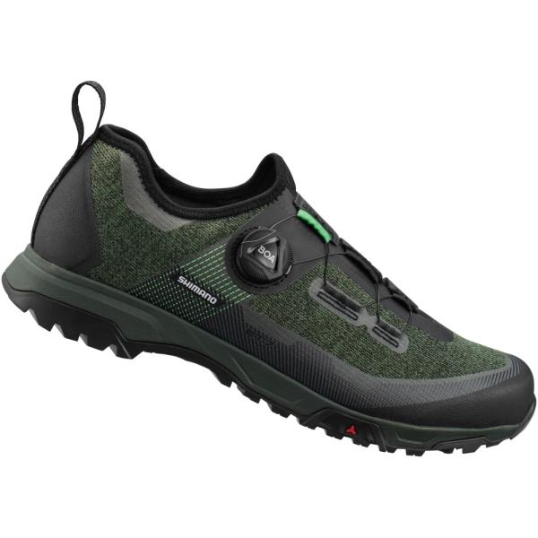 SHIMANO SHIMANO Fahrradschuhe ET701 Herren/Damen MTB FLATPEDAL Gr&ouml;&szlig;e 43 Gr&uuml;n