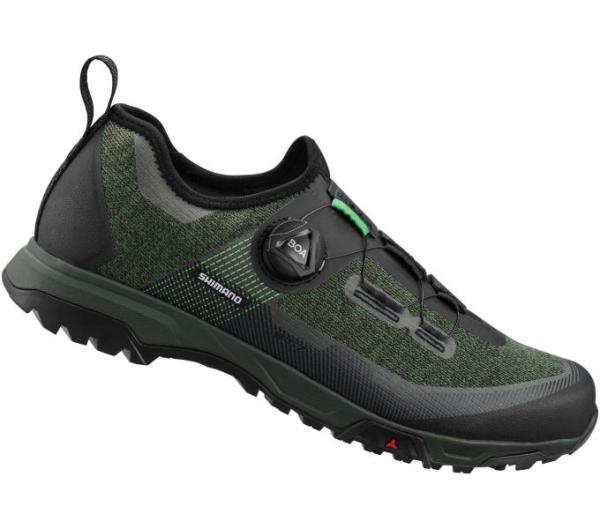 SHIMANO SHIMANO Fahrradschuhe ET701 Herren/Damen MTB FLATPEDAL Gr&ouml;&szlig;e 47 Gr&uuml;n