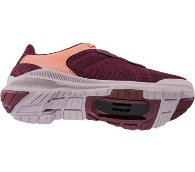 SHIMANO SHIMANO Fahrradschuhe EX300 Damen Touring SPD Gr&ouml;&szlig;e 39 Damenleisten Rot Produktbild 3