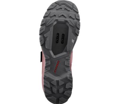 SHIMANO SHIMANO Fahrradschuhe EX500W Damen Touring SPD Gr&ouml;&szlig;e 39 Damenleisten Rot Produktbild 2