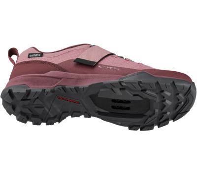 SHIMANO SHIMANO Fahrradschuhe EX500W Damen Touring SPD Gr&ouml;&szlig;e 39 Damenleisten Rot Produktbild 3