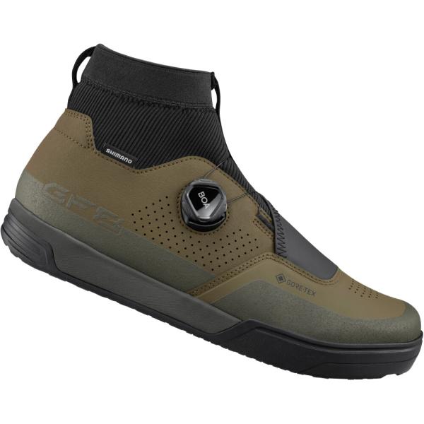 SHIMANO SHIMANO Fahrradschuhe GF800GTX Herren/Damen MTB FLATPEDAL Gr&ouml;&szlig;e 46 Gr&uuml;n
