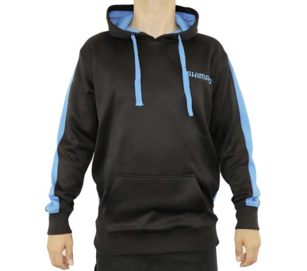 SHIMANO SHIMANO WORKSHOP HOODIE BLACK, L 50% PES/50% COTTON