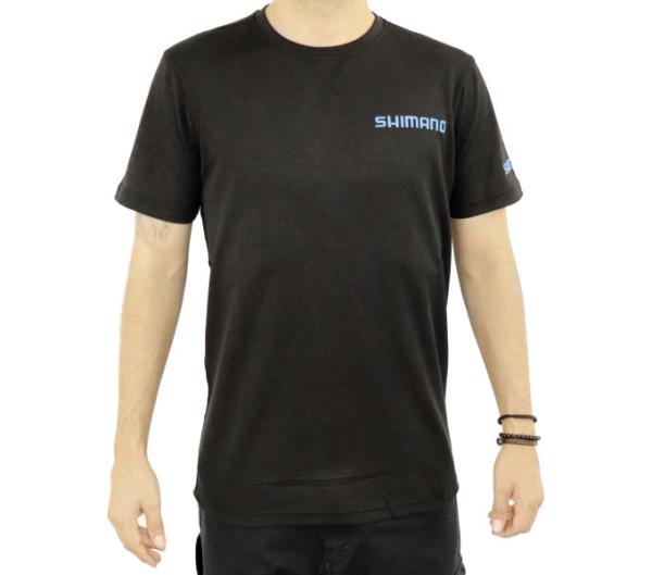 SHIMANO SHIMANO WORKSHOP T-SHIRT BLACK, L 50% PES/50% COTTON