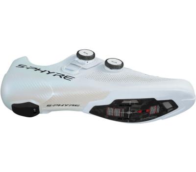 SHIMANO SHIMANO Fahrradschuhe RC903 Damen/Herren Road SPD-SL Gr&ouml;&szlig;e 47 breit Wei&szlig; Produktbild 3