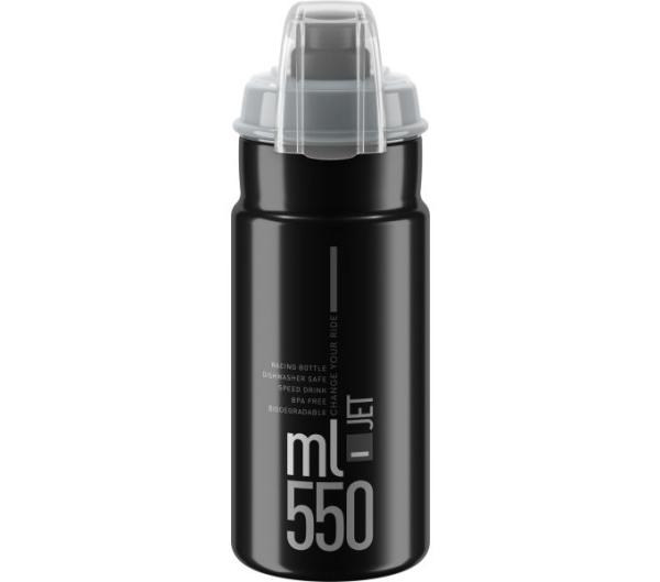ELITE ELITE Trinkflasche Jet Plus Schwarz-Grau 550 ml