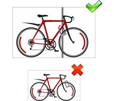 Master Lock B&uuml;gelschloss 8285LW Schwarz 13 mm x 280 mm x 110 mm / 10 mm x 1200 mm Schl&uuml;ssel Produktbild 3