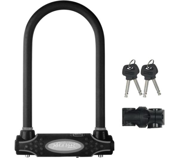 Master Lock B&uuml;gelschloss 8195 Schwarz 13 mm x 210 mm x 110 mm Schl&uuml;ssel