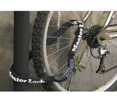 Master Lock Kettenschloss 8392 Schwarz 8 mm x 900 mm Zahlenkombination einstellbar Produktbild 1