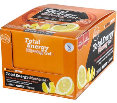 NAMEDSPORT NAMEDSPORT Energie-Gel TOTAL ENERGY STRONG GEL Zitrone 24 x 40 ml Produktbild 1