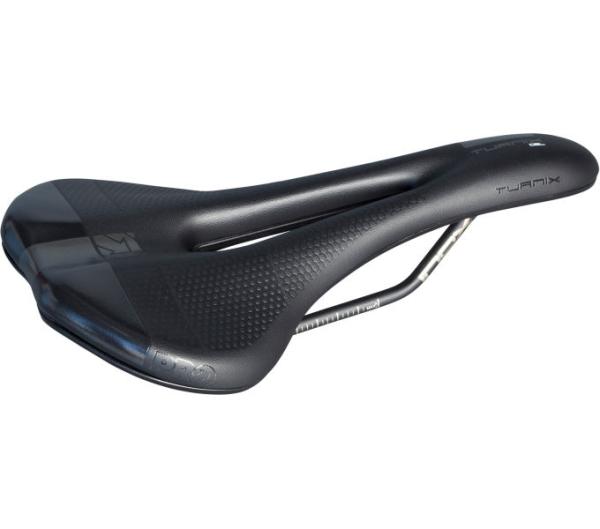 PRO Fahrradsattel Turnix Gel 142 mm Schwarz Edelstahl Gestell
