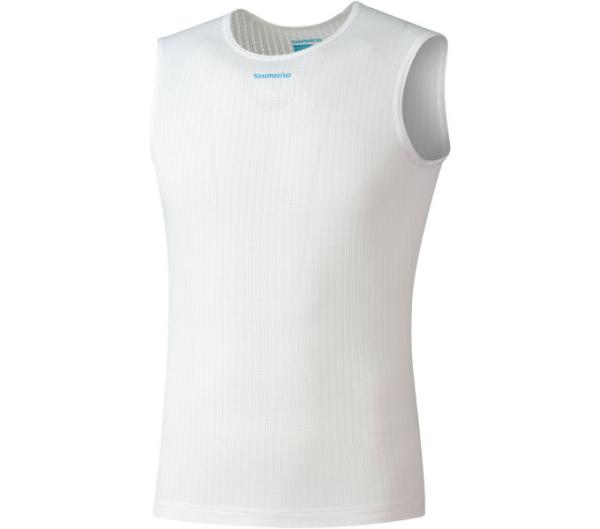 SHIMANO VERTEX MESH Sleeveless Base Layer WHITE XL