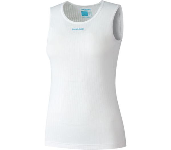 SHIMANO W's VERTEX MESH Sleeveless Baselayer White XL
