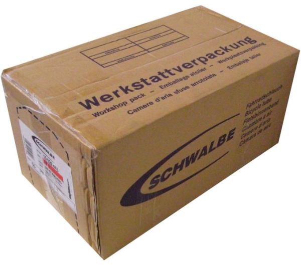Schwalbe SCHWALBE SCHLAUCH WERKSTATTPACKUNG AV13 40/62-559 40mm (1x Box &aacute; 50 St&uuml;ck)