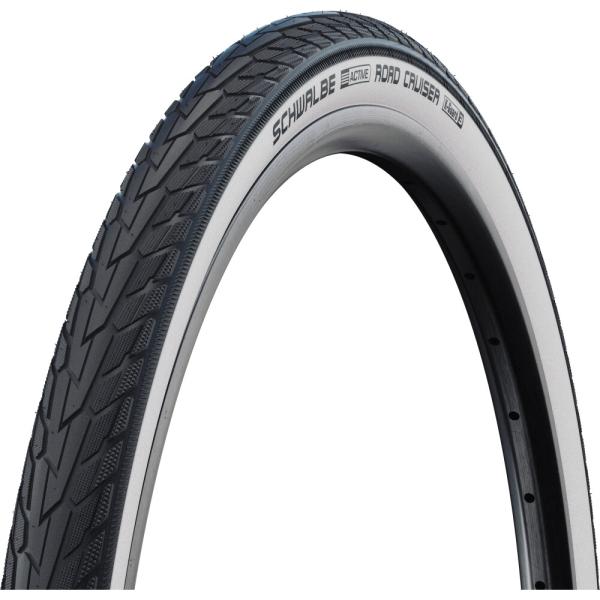 Schwalbe DRAHTREIFEN ROAD CRUISER ActGreen Compound K-Guard 37-584 Schwarz/Wei&szlig;wand