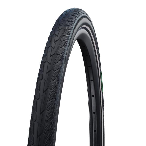 Schwalbe DRAHTREIFEN ROAD CRUISER ActGreen Compound K-Guard 47-406 Schwarz/Reflex
