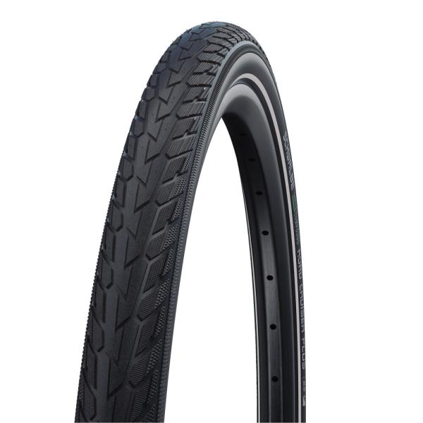Schwalbe DRAHTREIFEN ROAD CRUISER PLUS ActGreen Compound PunctureGuard 47-622 Schwarz/Ref