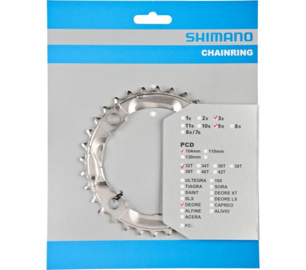 SHIMANO Kettenblatt DEORE FC-M531, FC-M532, FC-M533, FC-M542 32 Z&auml;hne