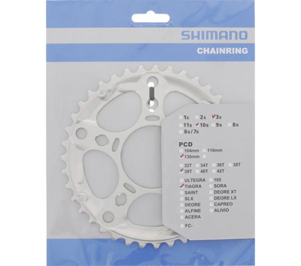 SHIMANO Kettenblatt TIAGRA FC-4603 39 Z&auml;hne Silber