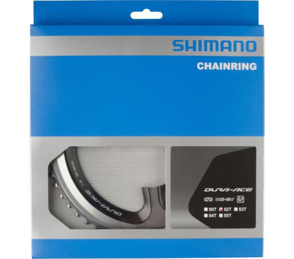 SHIMANO Kettenblatt DURA-ACE FC-9000 52 Z&auml;hne Silber/Schwarz