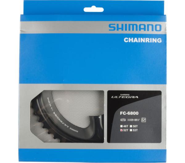 SHIMANO Kettenblatt ULTEGRA FC-6800 52 Z&auml;hne Grau
