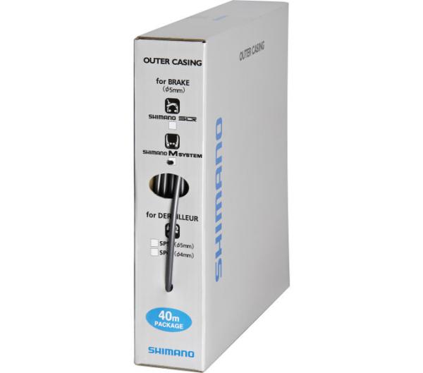 SHIMANO Bremszugau&szlig;enh&uuml;lle MTB 40 m Grau